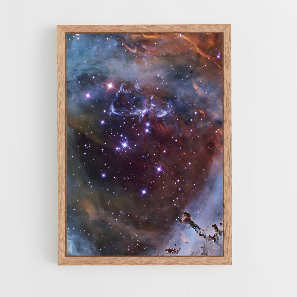 Poster Taranui Étoilé – affiche Étoiles (vue 4)